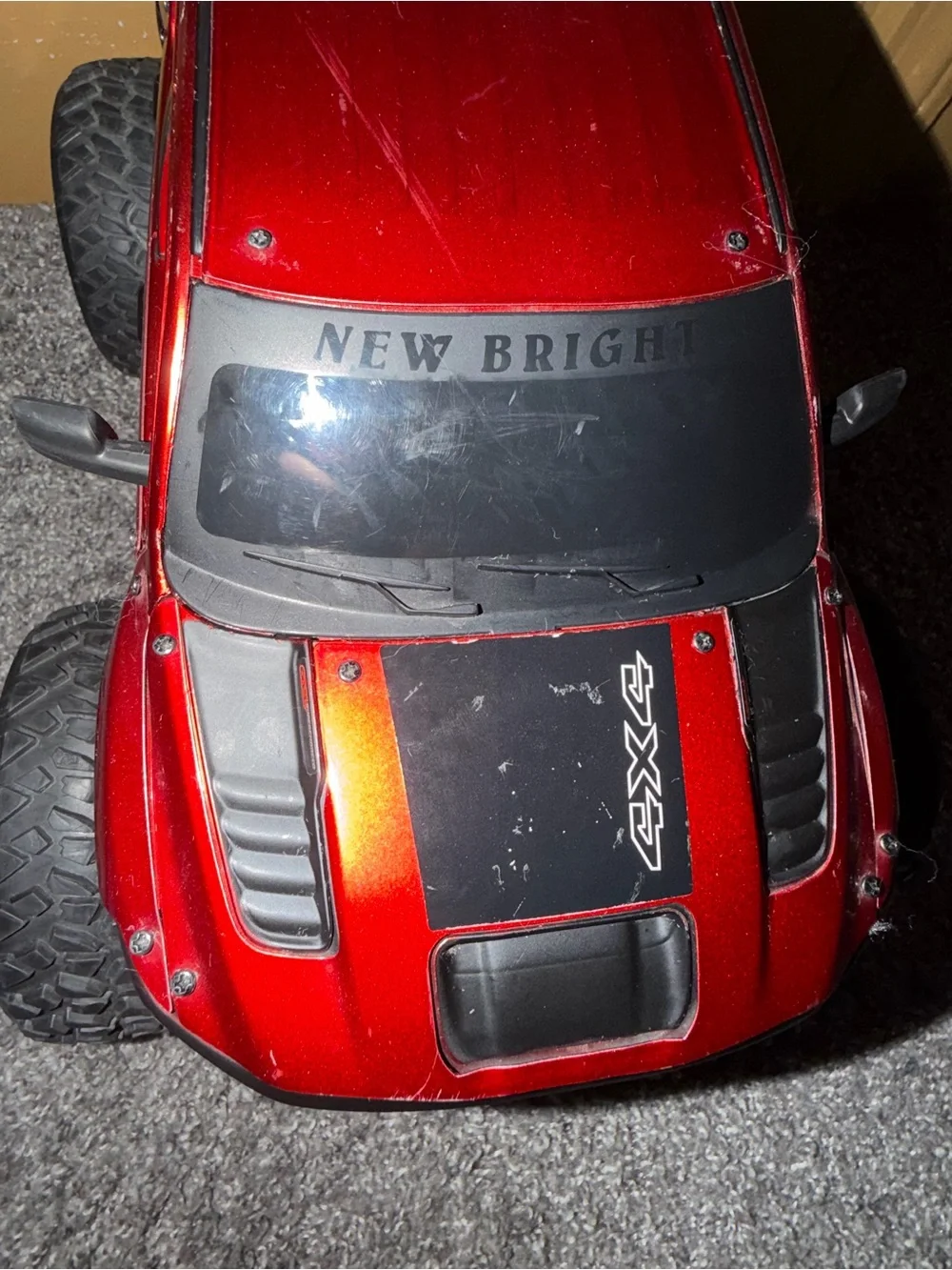 New Bright Dodge Ram 1:10 Scale Monster Truck RC Remote Control No Remote Used N